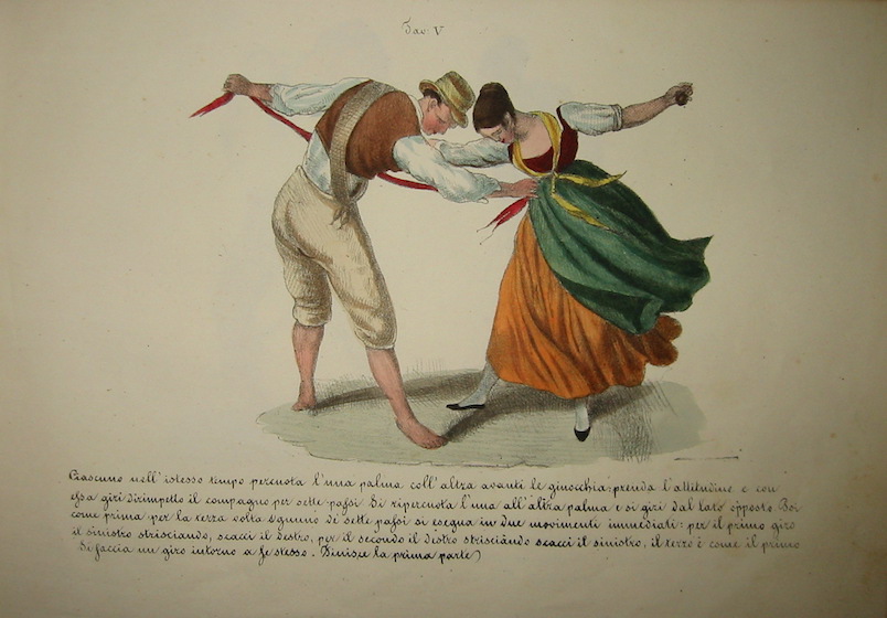 Pasquale Chiodi Tarantella. Ballo napolitano disegnato sotto la direzione di Pasquale Chiodi. A. S.E. la Contessa Statella Berio 1838 s.l. (ma Napoli) s.t.